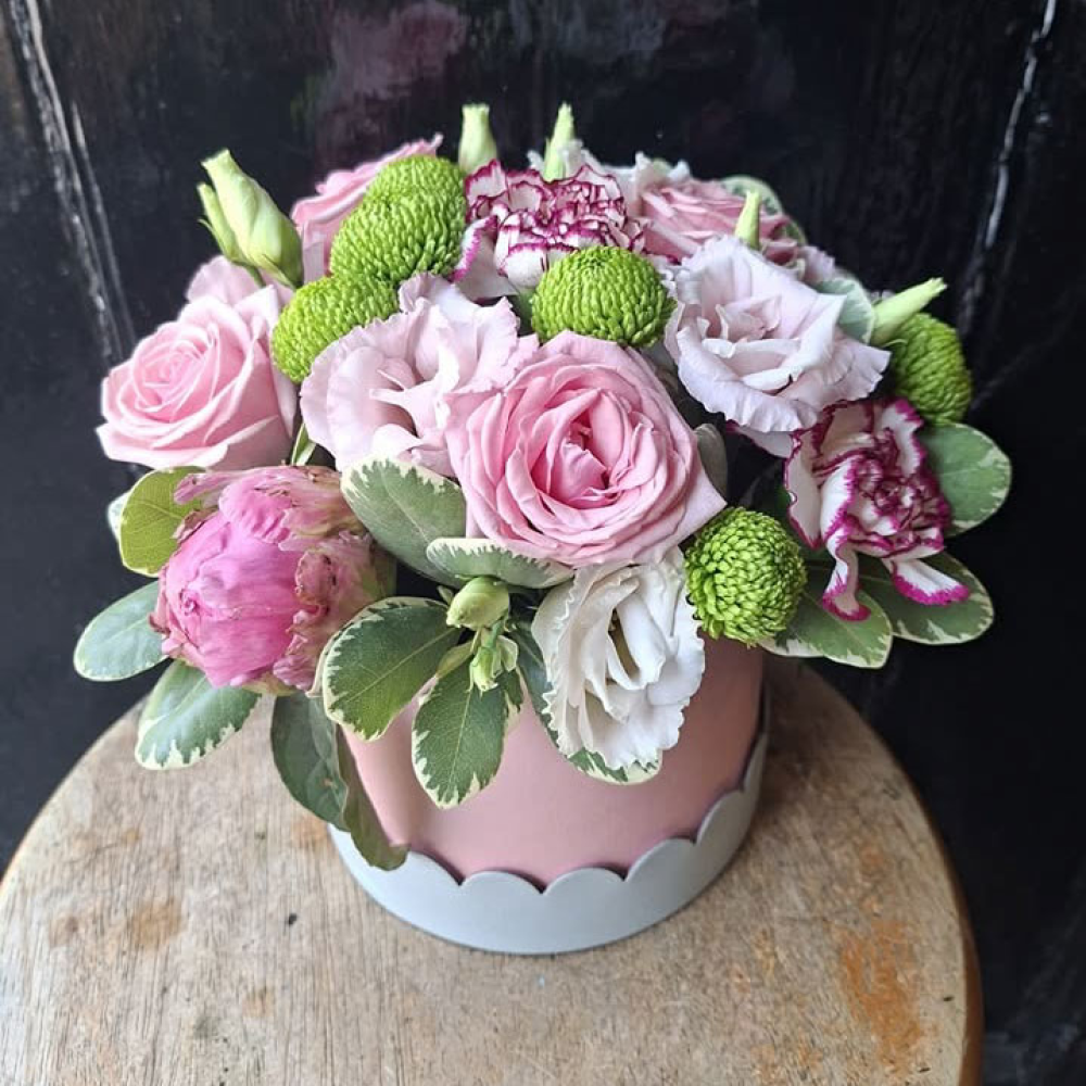 Blush Petals Hat Box Product Image
