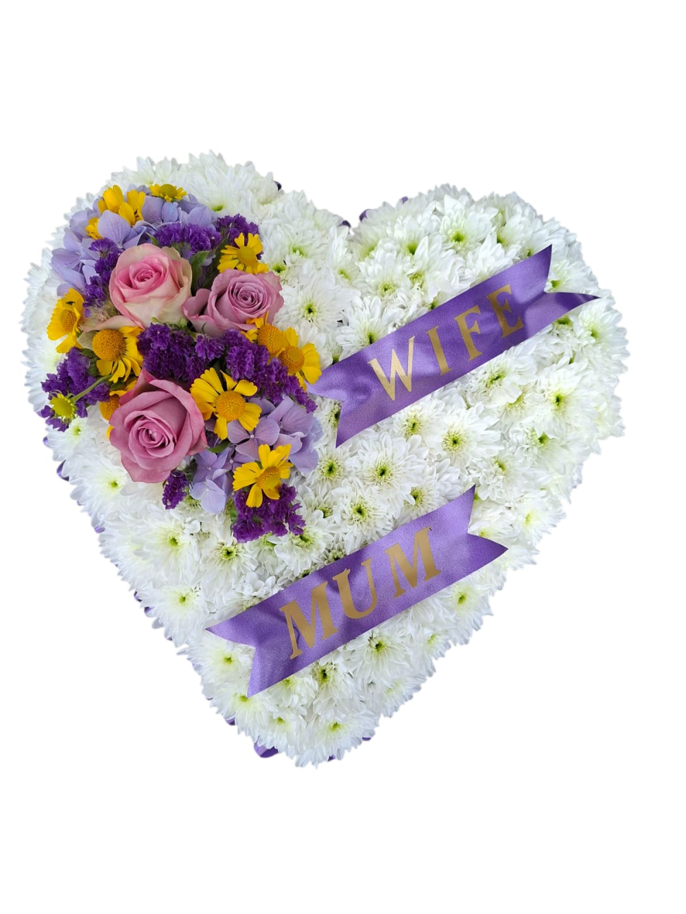 Personalised Ribbon Heart Product Image
