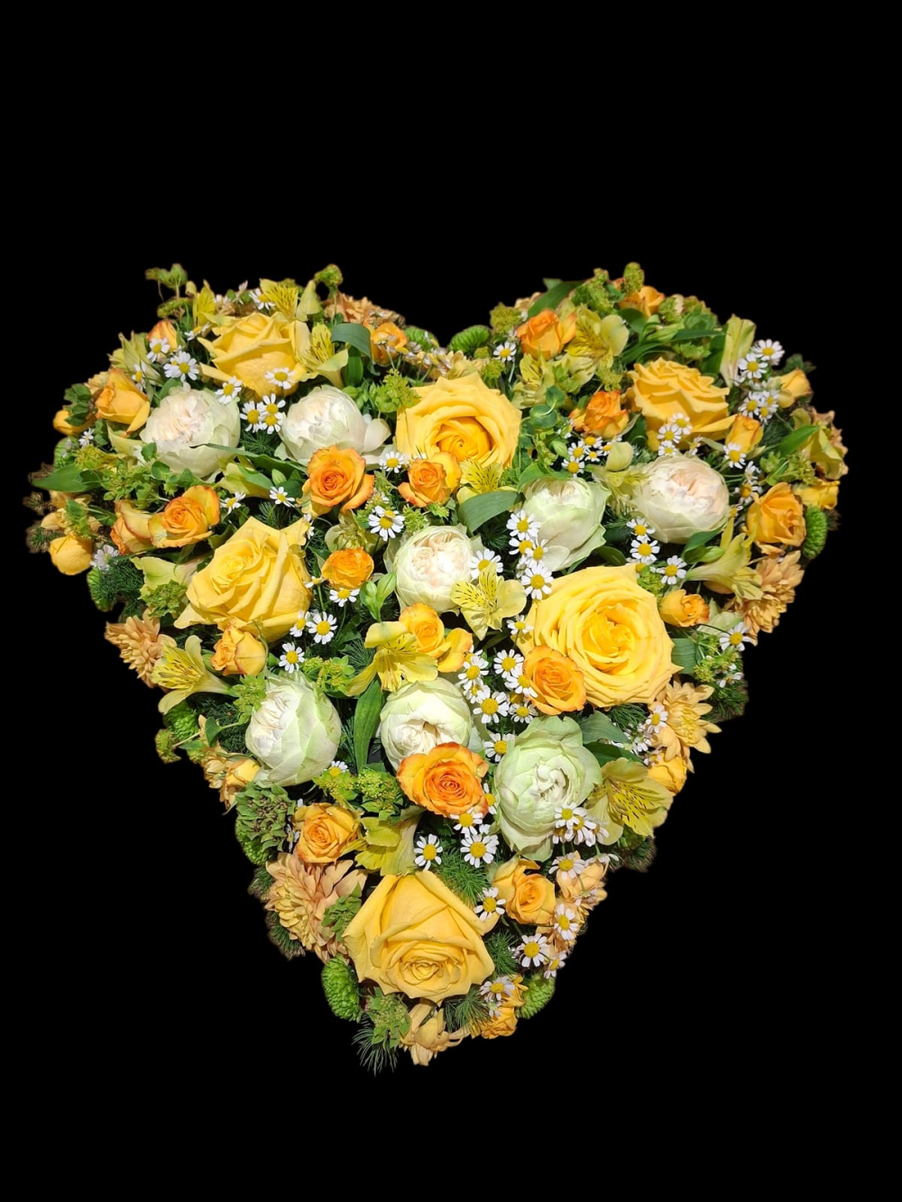 Golden Heart Funeral Tribute Product Image