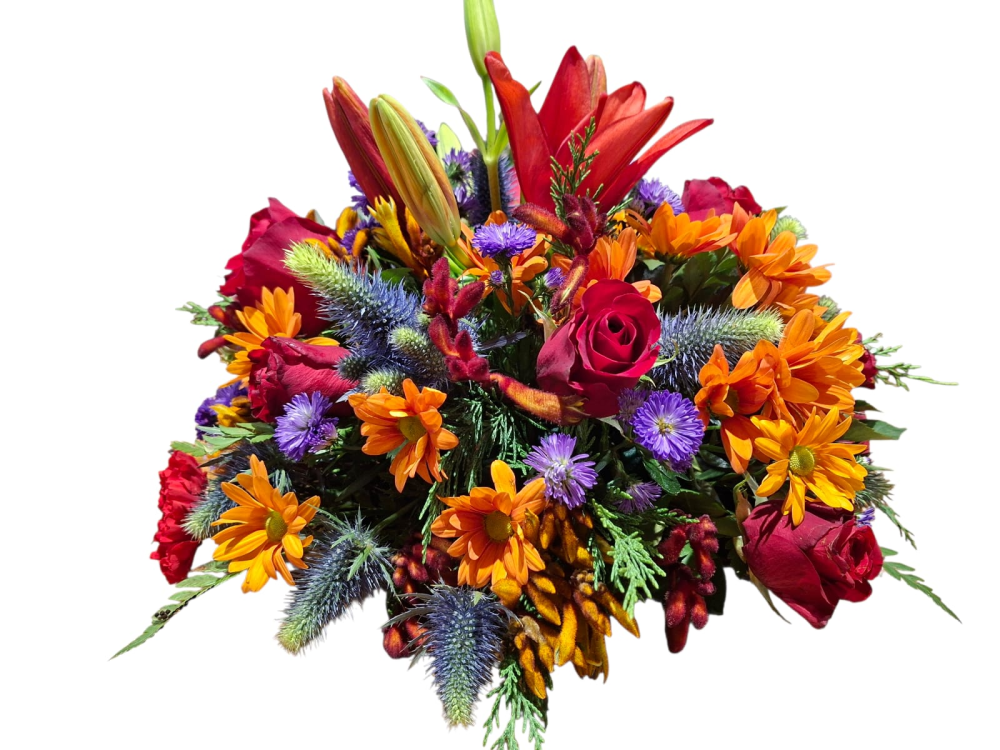 Vibrant Farewell Funeral Posy Product Image