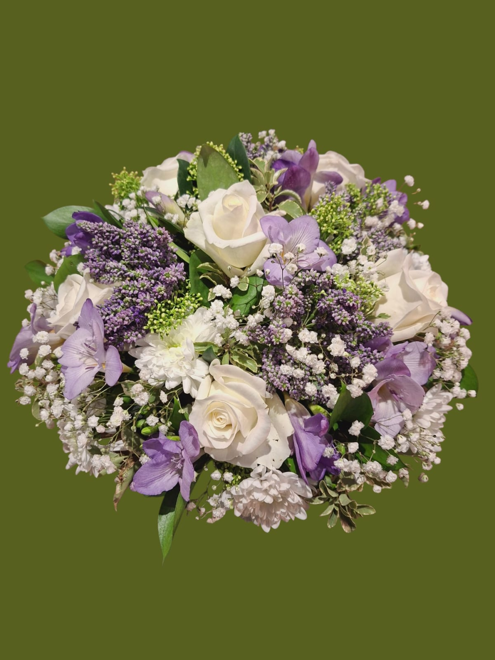 Purple Grace Funeral Posy Product Image